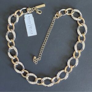 White House Black Market Gold and Silver Chain Necklace